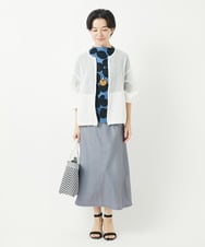 NHBGC85270 GIANNI LO GIUDICE(小さいサイズ)(メゾン ドゥ サンク) コットンオーガンジーシアーブルゾン ホワイト