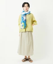 NHBGC85270 GIANNI LO GIUDICE(小さいサイズ)(メゾン ドゥ サンク) コットンオーガンジーシアーブルゾン ホワイト
