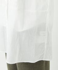 NHBGC90200 GIANNI LO GIUDICE(小さいサイズ)(メゾン ドゥ サンク) コットンボイル襟付きデザインシャツ ホワイト