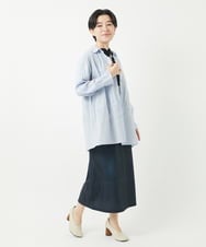 NHBGC90200 GIANNI LO GIUDICE(小さいサイズ)(メゾン ドゥ サンク) コットンボイル襟付きデザインシャツ ホワイト