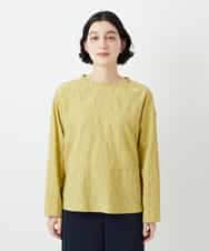 NHBGD31290 GIANNI LO GIUDICE(小さいサイズ)(メゾン ドゥ サンク) シャドーボイルドットブラウス イエロー