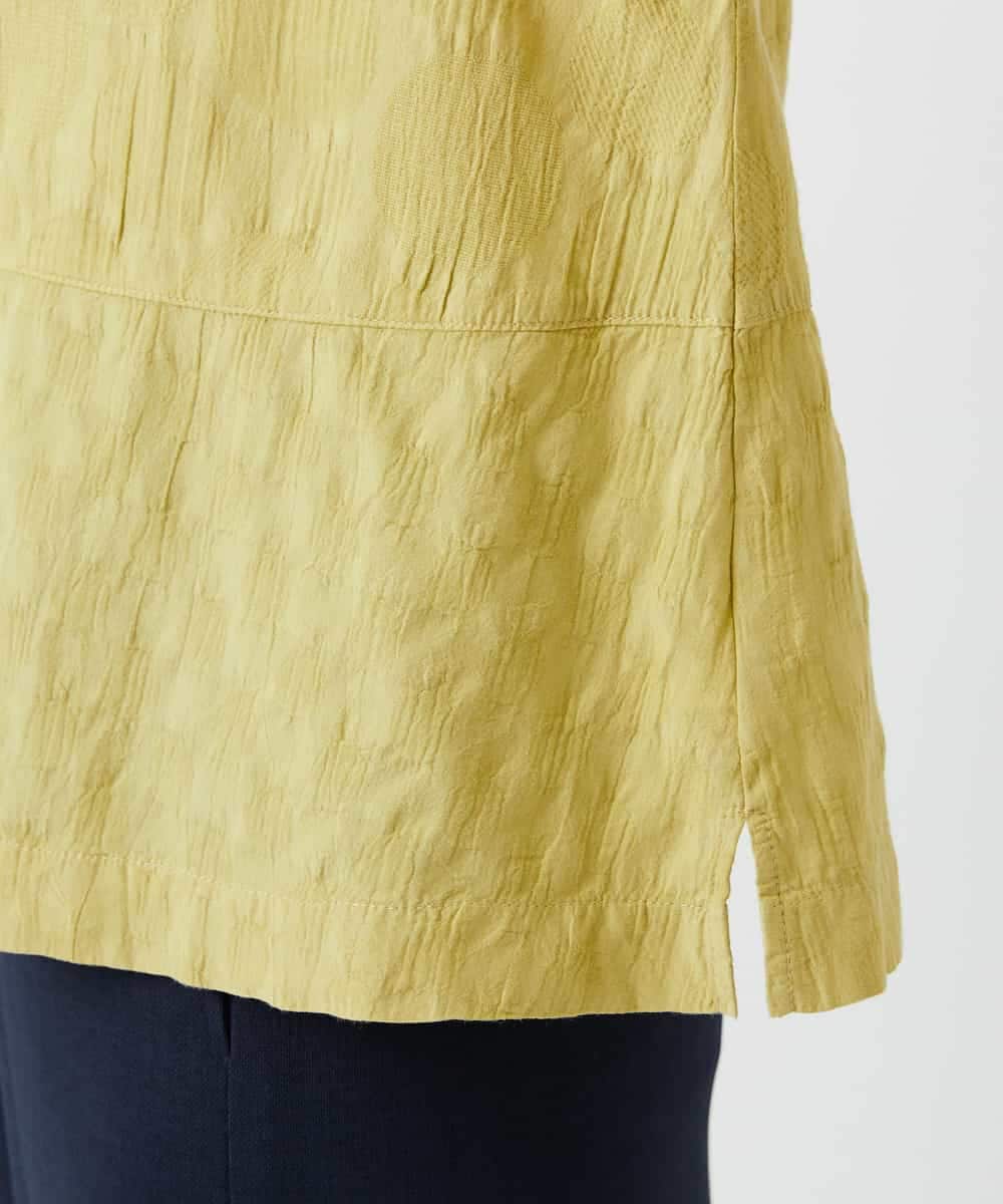 NHBGD31290 GIANNI LO GIUDICE(小さいサイズ)(メゾン ドゥ サンク) シャドーボイルドットブラウス イエロー