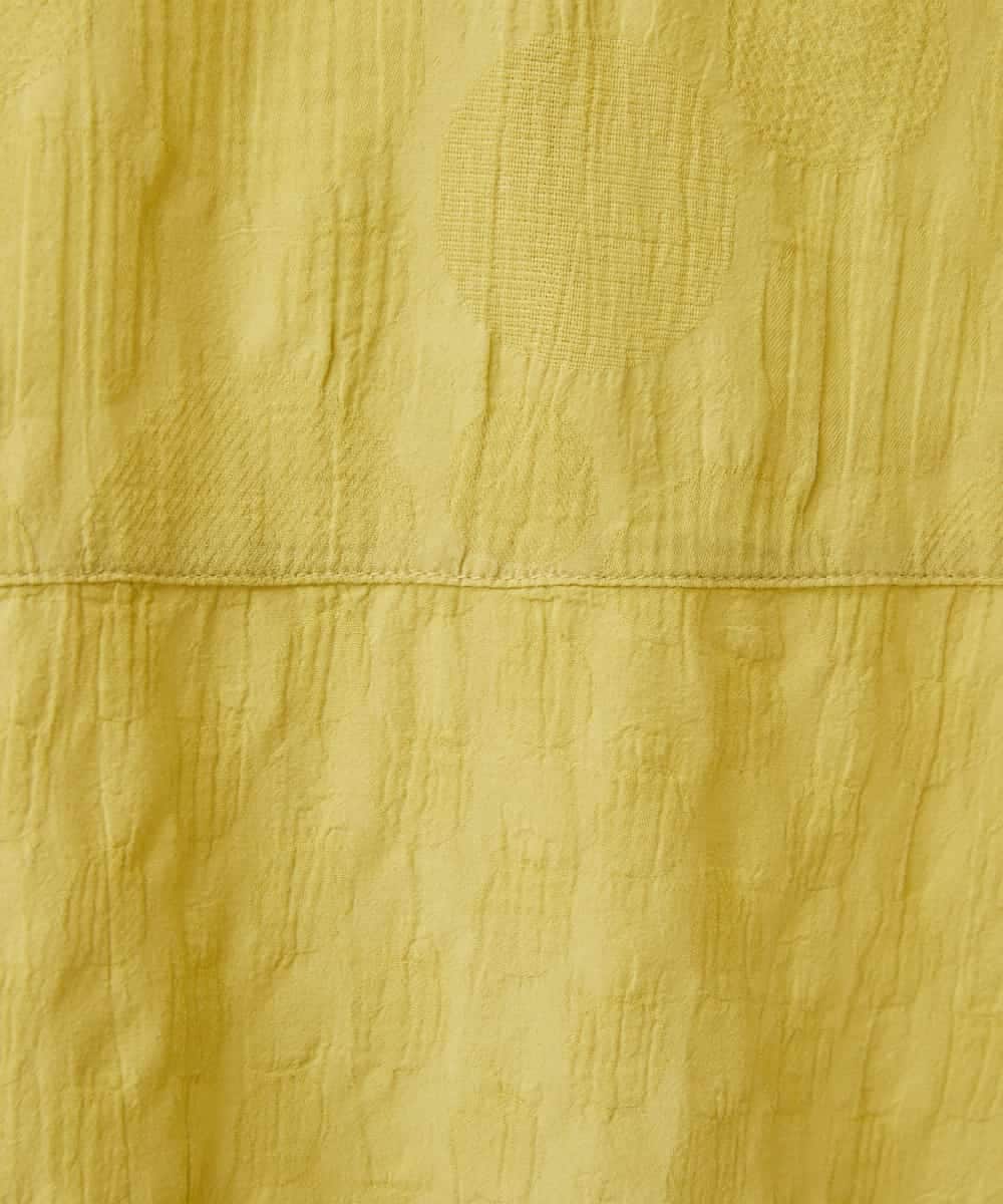 NHBGD31290 GIANNI LO GIUDICE(小さいサイズ)(メゾン ドゥ サンク) シャドーボイルドットブラウス イエロー