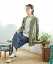 NHBGD31290 GIANNI LO GIUDICE(小さいサイズ)(メゾン ドゥ サンク) シャドーボイルドットブラウス イエロー