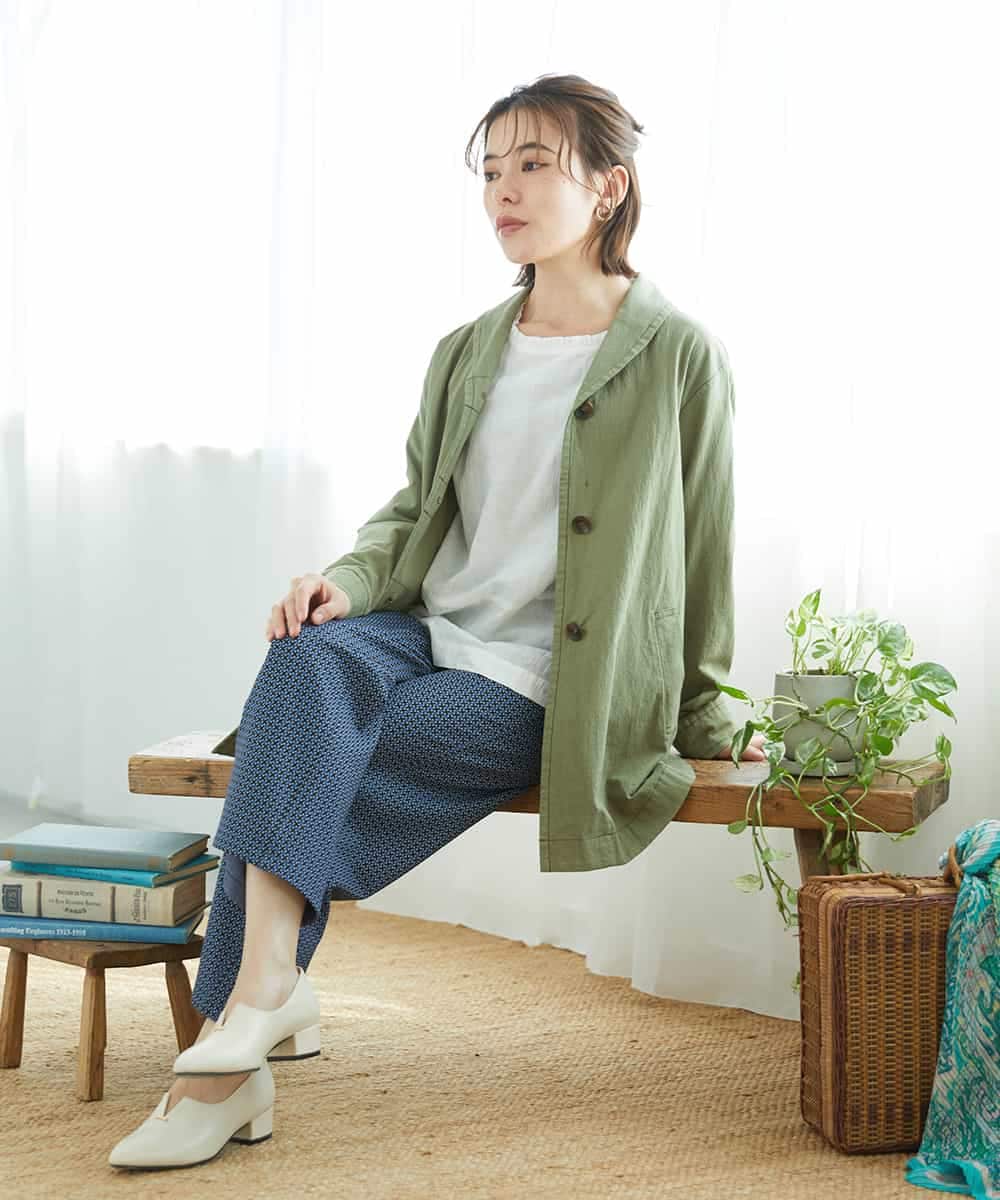 NHBGD31290 GIANNI LO GIUDICE(小さいサイズ)(メゾン ドゥ サンク) シャドーボイルドットブラウス イエロー