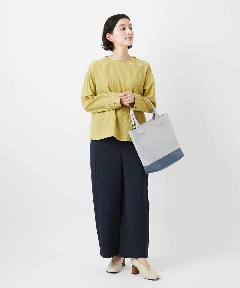 NHBGD31290 GIANNI LO GIUDICE(小さいサイズ)(メゾン ドゥ サンク) シャドーボイルドットブラウス イエロー