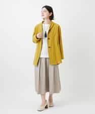 NHBGD31290 GIANNI LO GIUDICE(小さいサイズ)(メゾン ドゥ サンク) シャドーボイルドットブラウス イエロー