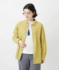 NHBGD32330 GIANNI LO GIUDICE(小さいサイズ)(メゾン ドゥ サンク) シャドーボイルドット前開きブラウス ライトブルー