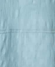 NHBGD32330 GIANNI LO GIUDICE(小さいサイズ)(メゾン ドゥ サンク) シャドーボイルドット前開きブラウス ライトブルー