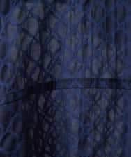 NHBGE46270 GIANNI LO GIUDICE(小さいサイズ)(メゾン ドゥ サンク) 塩縮ダイヤ柄フード襟ブラウス ホワイト