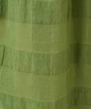 NHBGE53360 GIANNI LO GIUDICE(小さいサイズ)(メゾン ドゥ サンク) [セットアップ対応]シャドーチェックブラウス グリーン