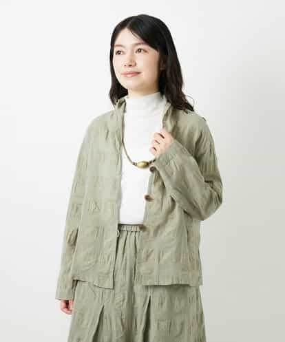 NHBGE53360 GIANNI LO GIUDICE(小さいサイズ) [セットアップ対応]シャドーチェックブラウス