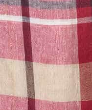 NHBGE56360 GIANNI LO GIUDICE(小さいサイズ)(メゾン ドゥ サンク) [日本製]先染めチェックブラウス グリーン