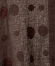 NHBGE57290 GIANNI LO GIUDICE(小さいサイズ)(メゾン ドゥ サンク) カラミ織りドット刺繍ドルマンブラウス グリーン
