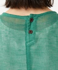 NHBGE58270 GIANNI LO GIUDICE(小さいサイズ)(メゾン ドゥ サンク) カラミ織りドット刺繍プルオーバーブラウス レッド