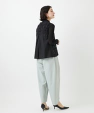 NHBGF81220 GIANNI LO GIUDICE(小さいサイズ)(メゾン ドゥ サンク) ケミカルレースジレ ブラウン