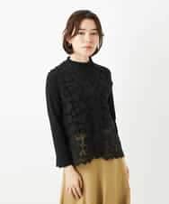 NHBGF81220 GIANNI LO GIUDICE(小さいサイズ)(メゾン ドゥ サンク) ケミカルレースジレ ブラウン