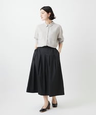 NHBGF84290 GIANNI LO GIUDICE(小さいサイズ)(メゾン ドゥ サンク) シルク混リラックスシャツ ベージュ