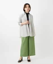 NHBGF84290 GIANNI LO GIUDICE(小さいサイズ)(メゾン ドゥ サンク) シルク混リラックスシャツ ベージュ