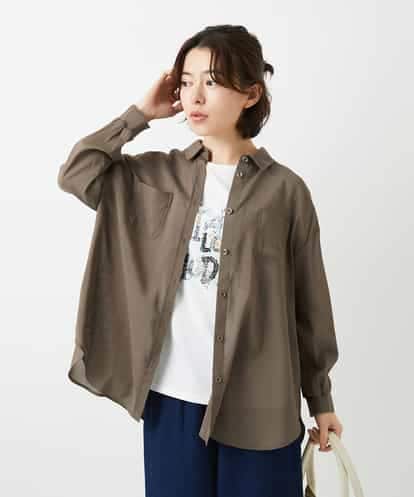 NHBGF84290 GIANNI LO GIUDICE(小さいサイズ) シルク混リラックスシャツ