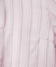 NHBGF86250 GIANNI LO GIUDICE(小さいサイズ)(メゾン ドゥ サンク) シアーストライプ前開きブラウス オレンジ