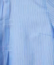 NHBGF86250 GIANNI LO GIUDICE(小さいサイズ)(メゾン ドゥ サンク) シアーストライプ前開きブラウス オレンジ