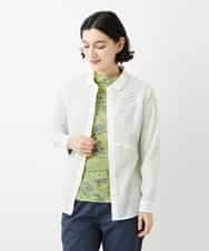 NHBGF89230 GIANNI LO GIUDICE(小さいサイズ)(メゾン ドゥ サンク) ピンタックブラウス オフホワイト