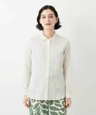 NHBGF89230 GIANNI LO GIUDICE(小さいサイズ)(メゾン ドゥ サンク) ピンタックブラウス オフホワイト