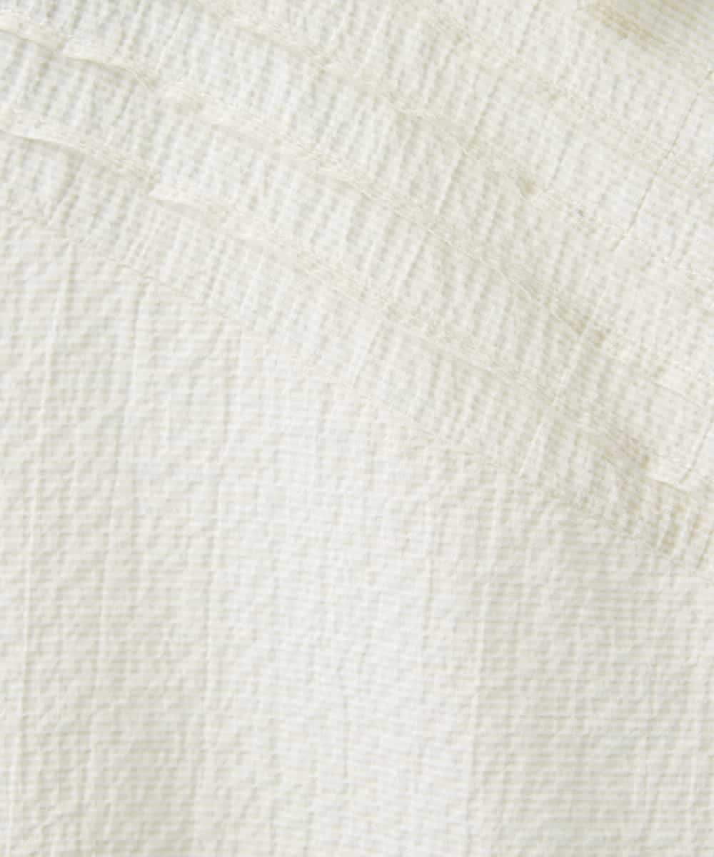 NHBGF89230 GIANNI LO GIUDICE(小さいサイズ)(メゾン ドゥ サンク) ピンタックブラウス オフホワイト