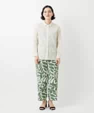 NHBGF89230 GIANNI LO GIUDICE(小さいサイズ)(メゾン ドゥ サンク) ピンタックブラウス オフホワイト