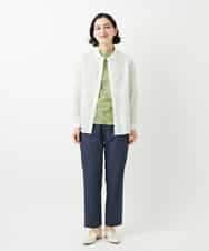 NHBGF89230 GIANNI LO GIUDICE(小さいサイズ)(メゾン ドゥ サンク) ピンタックブラウス オフホワイト