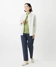 NHBGF89230 GIANNI LO GIUDICE(小さいサイズ)(メゾン ドゥ サンク) ピンタックブラウス オフホワイト