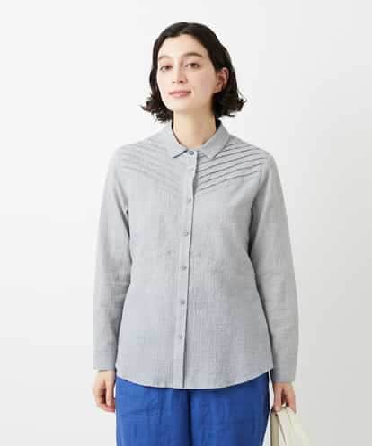 NHBGF89230 GIANNI LO GIUDICE(小さいサイズ) ピンタックブラウス