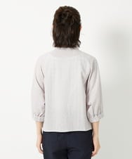 NHBGF91210 GIANNI LO GIUDICE(小さいサイズ)(メゾン ドゥ サンク) エンブロイダリー刺しゅうブラウス ピンク