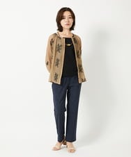 NHBGF93290 GIANNI LO GIUDICE(小さいサイズ)(メゾン ドゥ サンク) 楊柳フラワー刺しゅうブラウス ホワイト