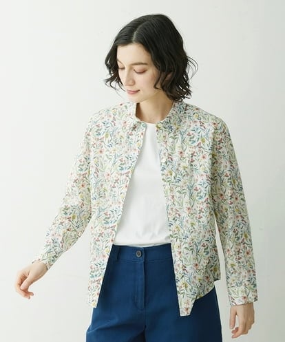 NHBGU80230 GIANNI LO GIUDICE(小さいサイズ) LIBERTYプリントシャツブラウス（MEGUMI）