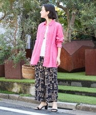 NHBGX86200 GIANNI LO GIUDICE(小さいサイズ)(メゾン ドゥ サンク) コットンボイルシャツブラウス ライトグリーン