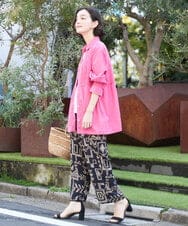 NHBGX86200 GIANNI LO GIUDICE(小さいサイズ)(メゾン ドゥ サンク) コットンボイルシャツブラウス ライトグリーン