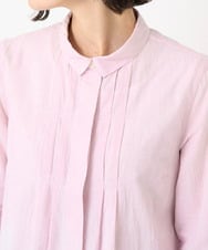 NHBGX93180 GIANNI LO GIUDICE(小さいサイズ)(メゾン ドゥ サンク) オーガニックコットンシャツブラウス ライトピンク