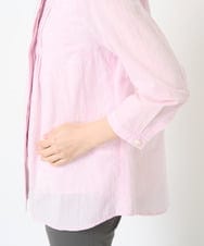 NHBGX93180 GIANNI LO GIUDICE(小さいサイズ)(メゾン ドゥ サンク) オーガニックコットンシャツブラウス ライトピンク