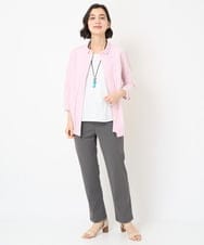 NHBGX93180 GIANNI LO GIUDICE(小さいサイズ)(メゾン ドゥ サンク) オーガニックコットンシャツブラウス ライトピンク