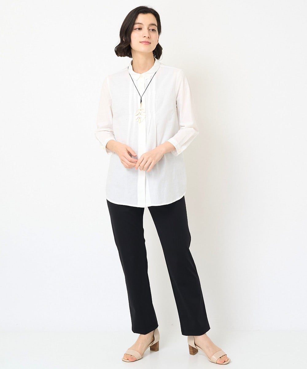 NHBGX93180 GIANNI LO GIUDICE(小さいサイズ)(メゾン ドゥ サンク) オーガニックコットンシャツブラウス ライトピンク