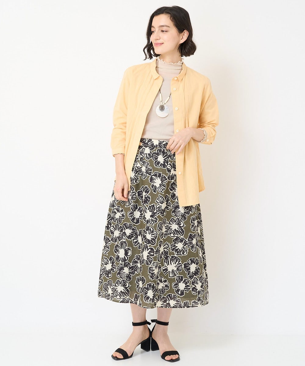 NHBGX93180 GIANNI LO GIUDICE(小さいサイズ)(メゾン ドゥ サンク) オーガニックコットンシャツブラウス ライトピンク