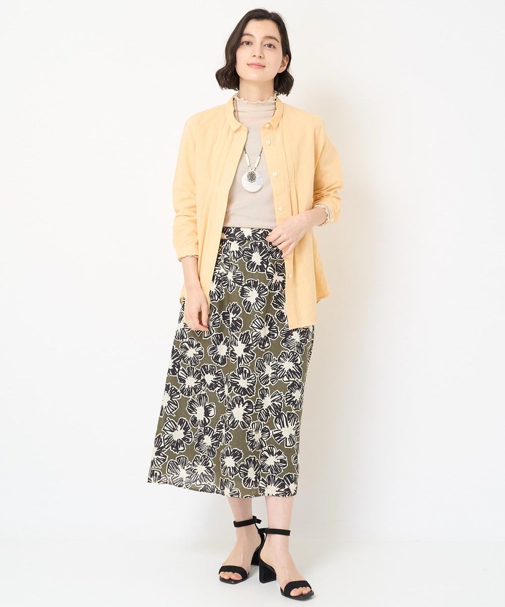 NHBGX93180 GIANNI LO GIUDICE(小さいサイズ)(メゾン ドゥ サンク) オーガニックコットンシャツブラウス ライトピンク