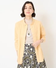 NHBGX93180 GIANNI LO GIUDICE(小さいサイズ)(メゾン ドゥ サンク) オーガニックコットンシャツブラウス ソフトオレンジ