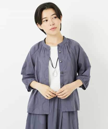 NHBHA10290 GIANNI LO GIUDICE(小さいサイズ) ドットジャガードシャツブラウス