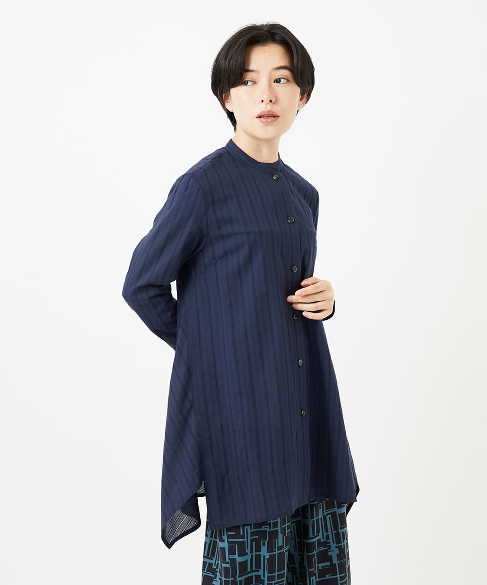 NHBHC88170 GIANNI LO GIUDICE(小さいサイズ)(メゾン ドゥ サンク) イレギュラーヘムチュニックブラウス ライトピンク