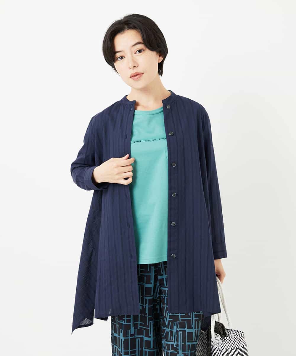 NHBHC88170 GIANNI LO GIUDICE(小さいサイズ)(メゾン ドゥ サンク) イレギュラーヘムチュニックブラウス ライトピンク