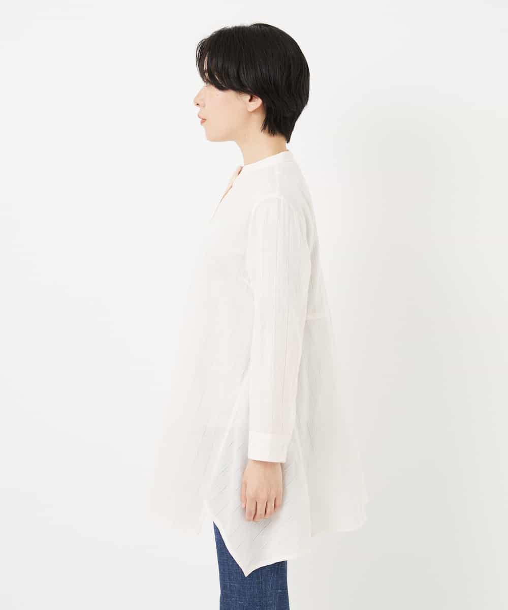 NHBHC88170 GIANNI LO GIUDICE(小さいサイズ)(メゾン ドゥ サンク) イレギュラーヘムチュニックブラウス ライトピンク