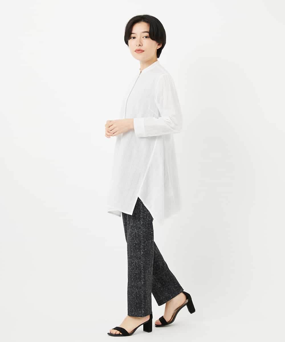 NHBHC88170 GIANNI LO GIUDICE(小さいサイズ)(メゾン ドゥ サンク) イレギュラーヘムチュニックブラウス ライトピンク